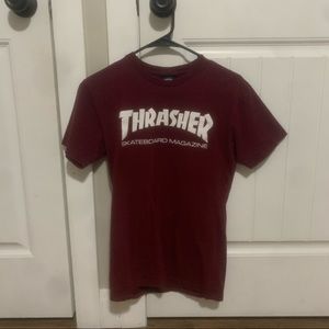 maroon thrasher tee